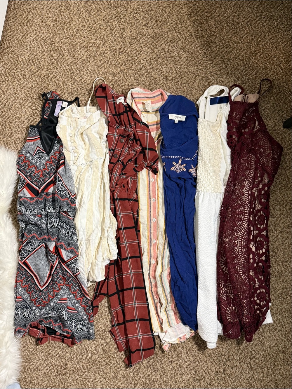 Mixed Women’s Summer Dresses Lot Bundle Small